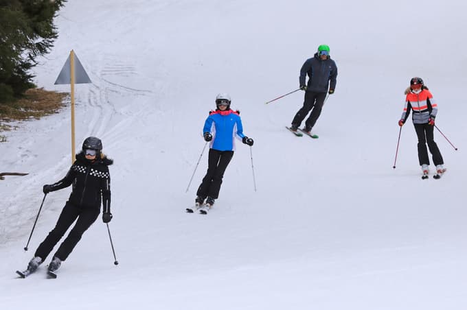 (FOTO) Mariborsko Pohorje na dan žena: Več smučark pritegnilo tudi smučarje