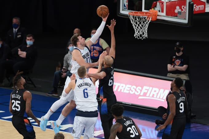 (FOTO in VIDEO) Dončić Dallas popeljal do zmage v New Yorku