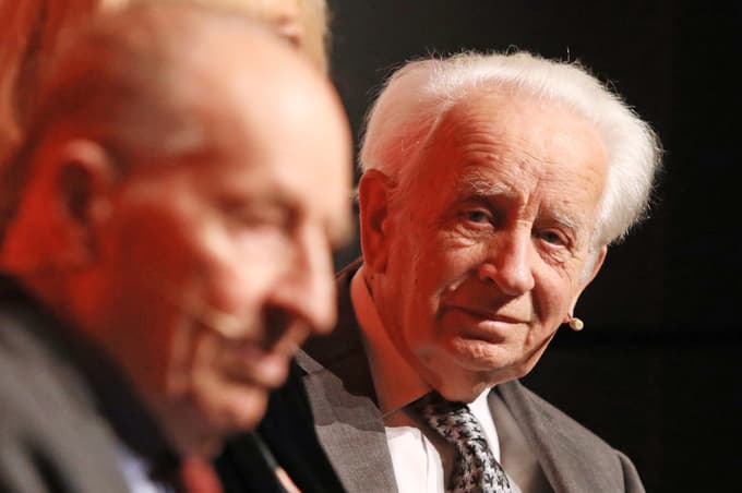 France Pibernik (desno) z Zorkom Simčičem