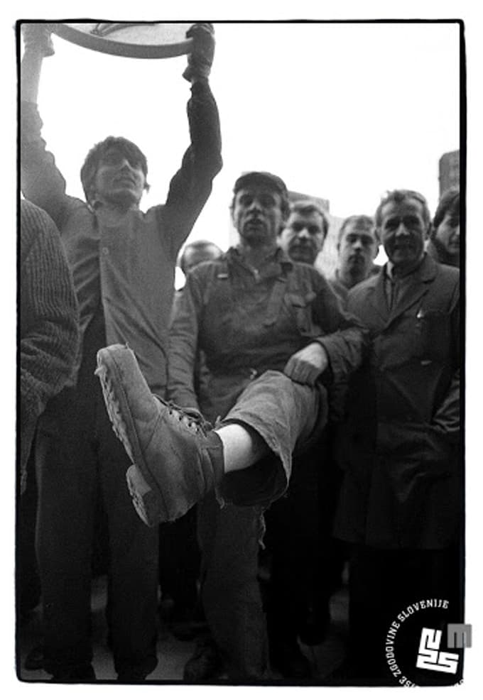 Tone Stojko: Stavka delavcev tovarne Litostroj decembra 1987