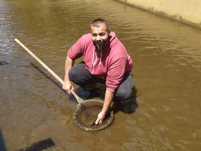 Miha Veseljaj s šarenkami