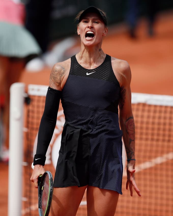 Polona Hercog v Parizu Foto: REUTERS