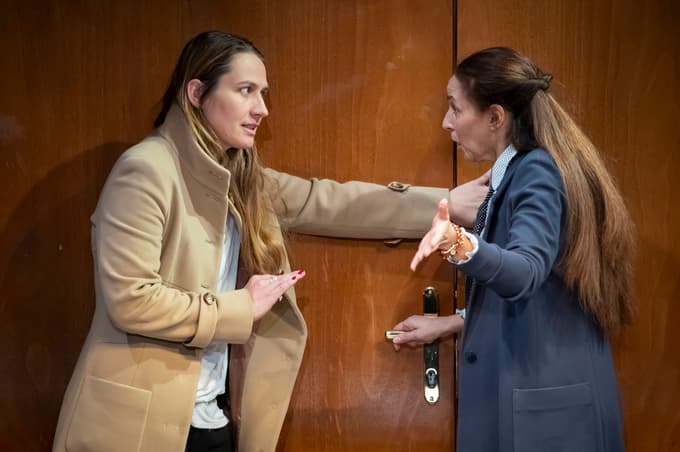 Tanja Potočnik in Lučka Počkaj 