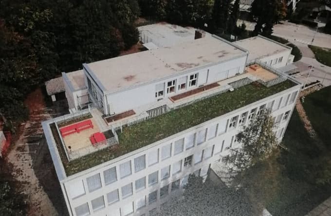 Zelena streha na OŠ Staneta Žagarja Kranj