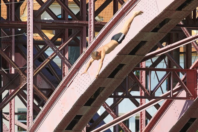 (FOTO in VIDEO) Skoki v Dravo: Po zraku se je širil vonj po adrenalinu