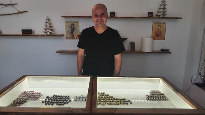 Matevž Božič, lastnik čokoladnice Xococ. Foto: Hojka BERLIČ