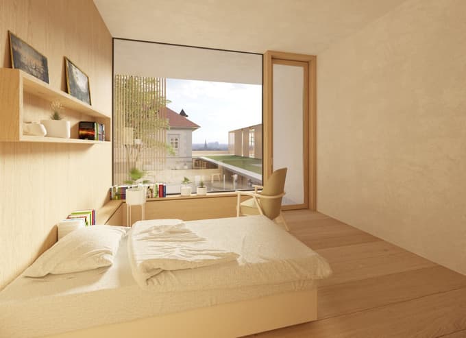 Primer sobe Skica: Arrea, Arhitektura, d.o.o.