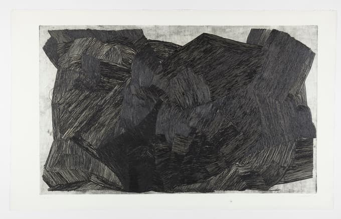 Samuel Grajfoner: Brez naslova
(iz ciklusa Nič), 2021, gravura
 