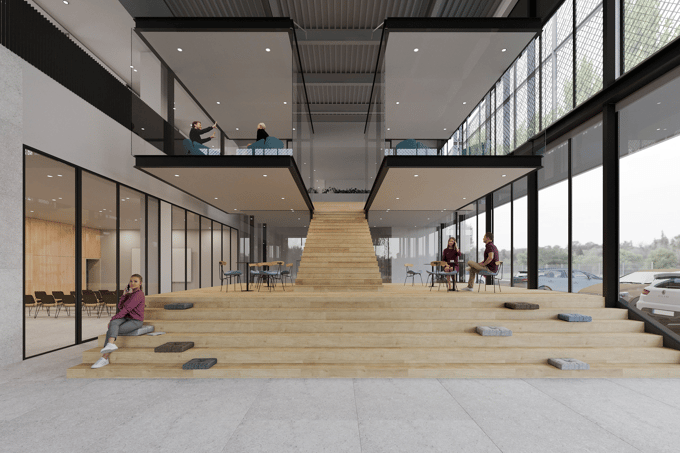 Konec leta pričnejo graditi novo, moderno poslovno zgradbo.