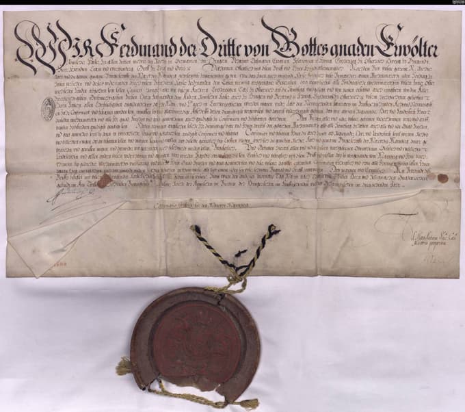 Listina, 2. marec 1640 - potrditev privilegijev trgu Radlje ob Dravi, PAM, Zbirka listin, SI_PAM/0001_01131