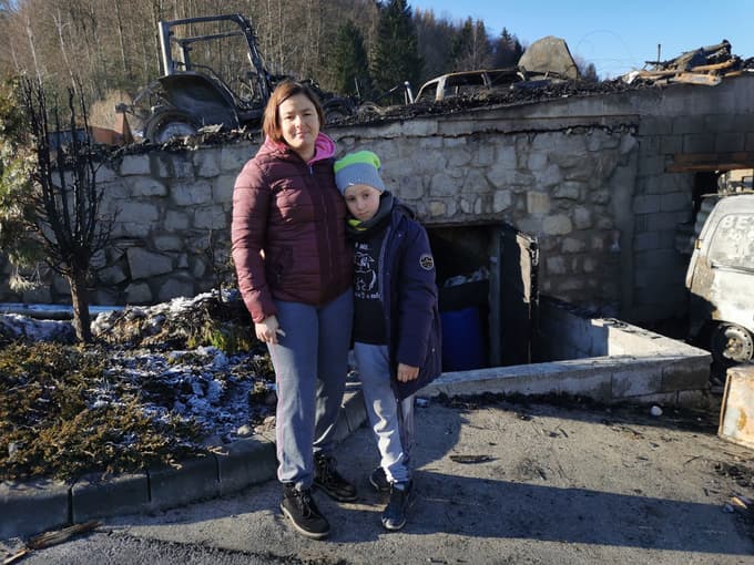 Blanka Pehan s sinom je takoj po poku poklicala na pomoč