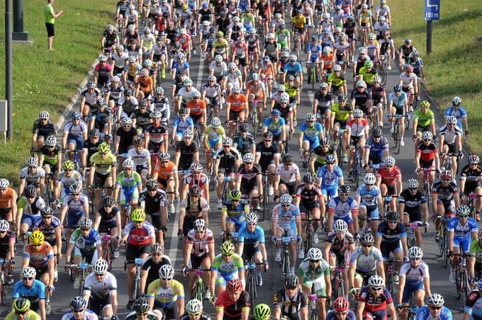 Vsi na kolesu, od dveletnikov do babic in dedkov