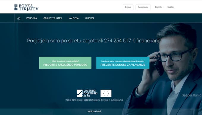 Borza terjatev podjetjem zagotovila že 270 milijonov evrov kratkoročnega financiranja