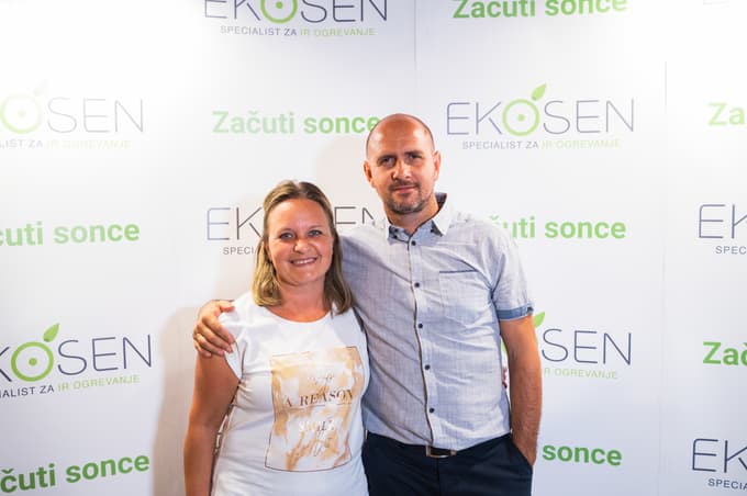 Bernarda in Aleš Babič, ustanovitelja podjetja Ekosen