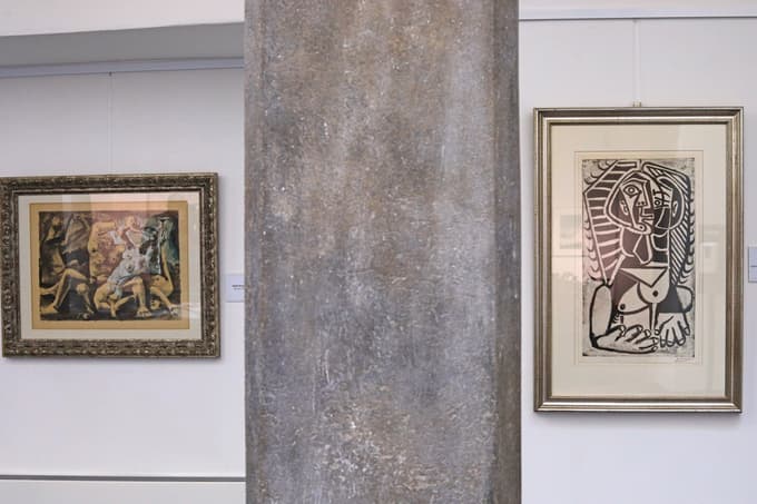 Na prvi razstavi v Galeriji Luna so na ogled dela velikanov umetnosti.