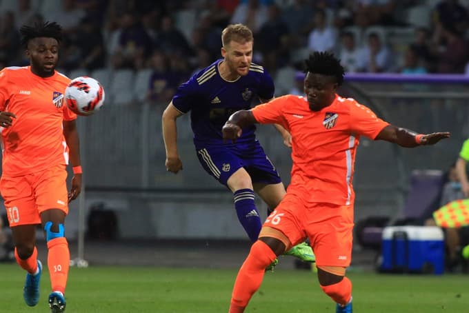 (FOTO) Uspešen uvod vijoličastih v novo sezono, a prednost v Erevanu bo majhna