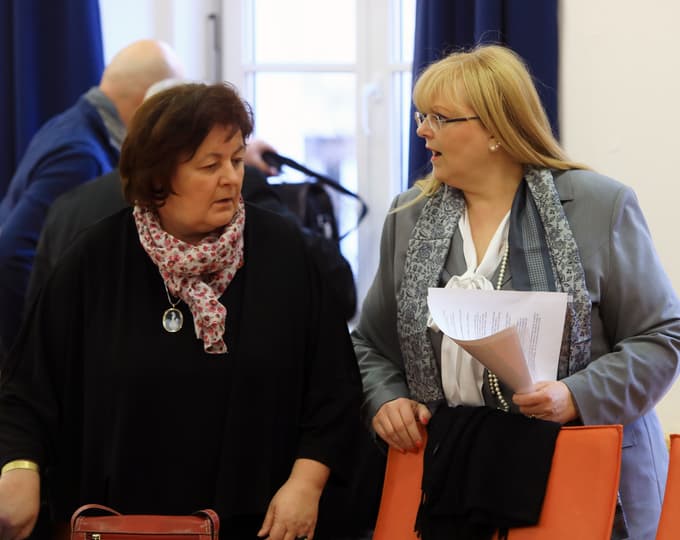 Helena Kujnudžič Lukaček in Melita Petelin