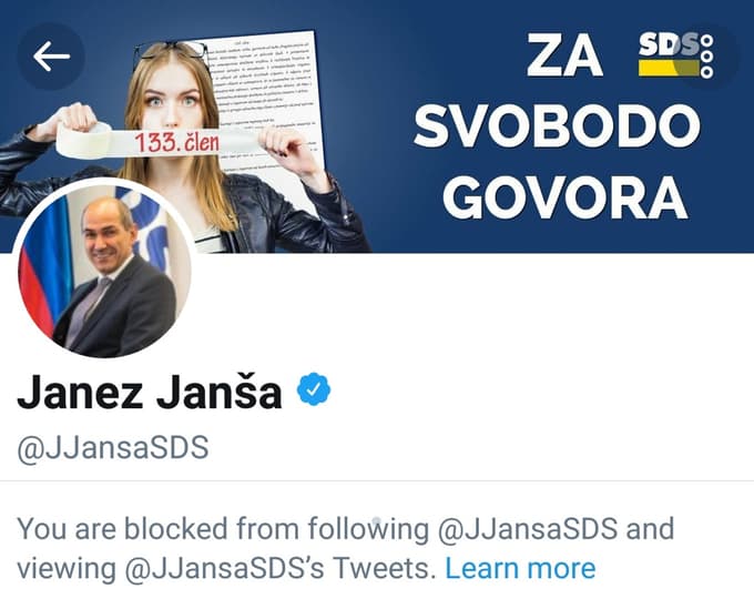 (POGLED) Hoja za Jezusom Janezom Kristusom Janšo na Twitterju