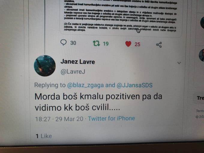 Tviti Janeza Lavreta