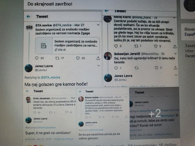 Tviti Janeza Lavreta