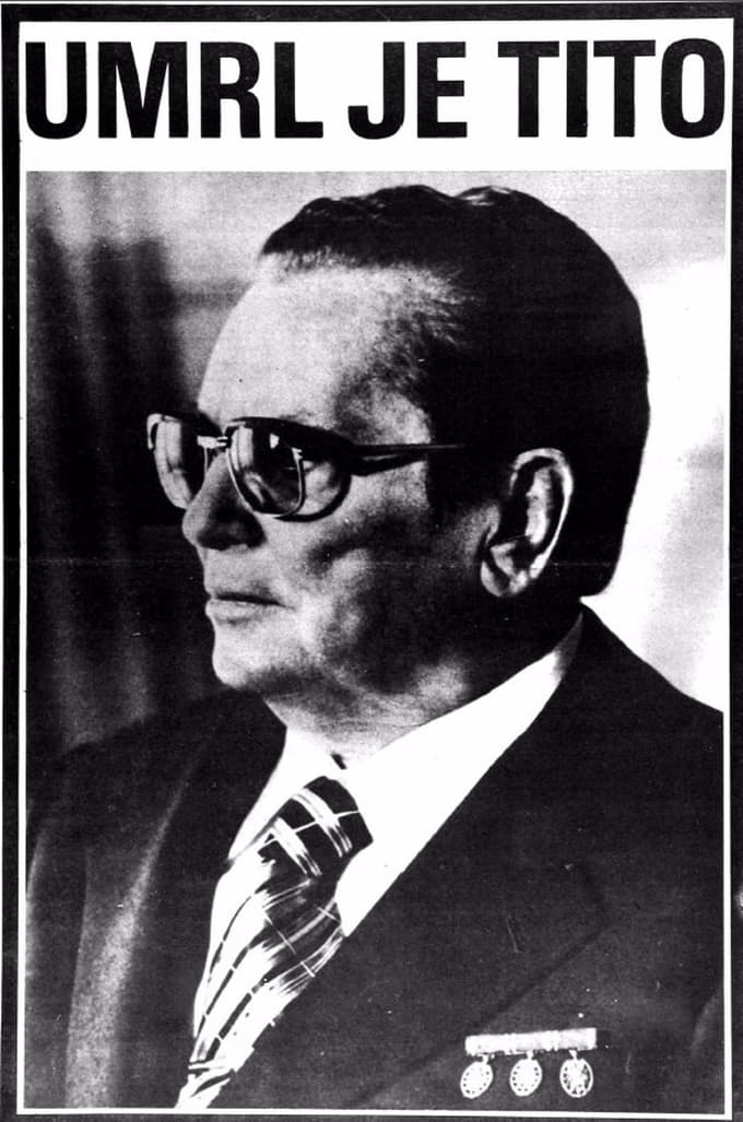 Naslovnica Večera ob smrti Josipa Broza Tita