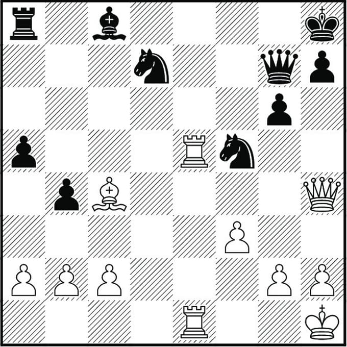 Naslednja naloga od belega terja nekaj natančnega računanja. Beli na potezi!