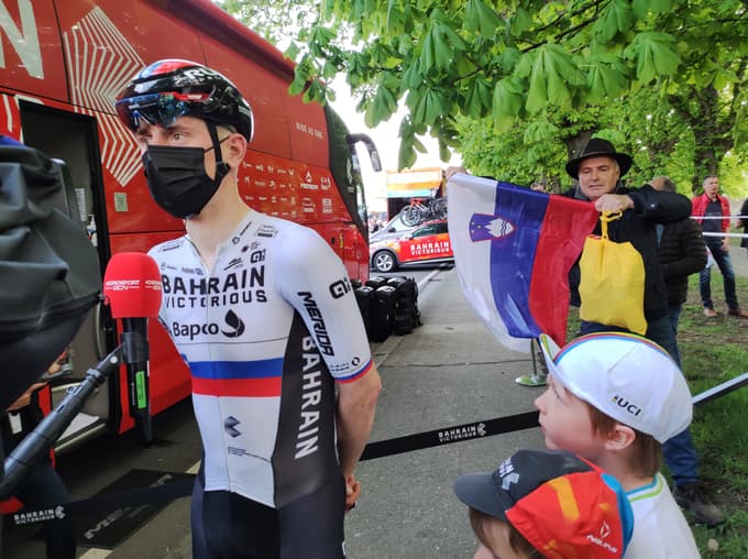 Matej Mohorič ni imel svojega dne, je pa imel navijače.