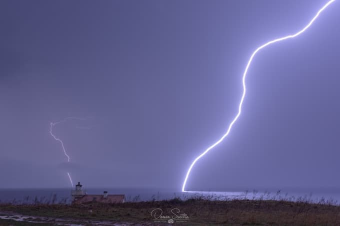 Bližnji udar strele. 