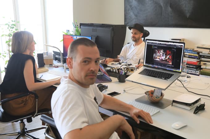 Tamara Korat,Tine Lugarič in Nenad Cizl