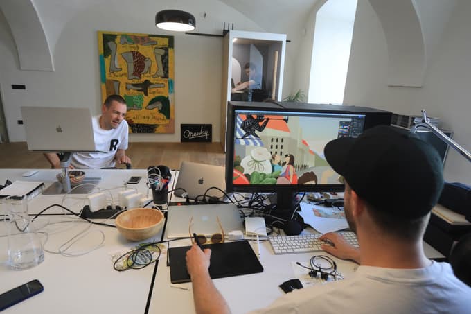 Tine Lugarič, Andrija Šulić in Nenad Cizl