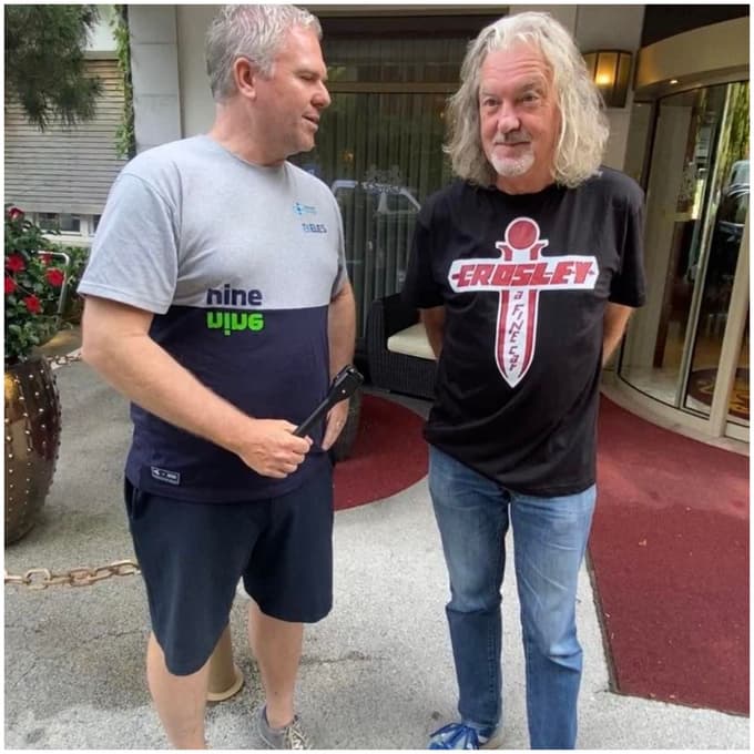 (FOTO in VIDEO) Miha Deželak na Bledu spil kavo z Jeremyjem Clarksonom!
