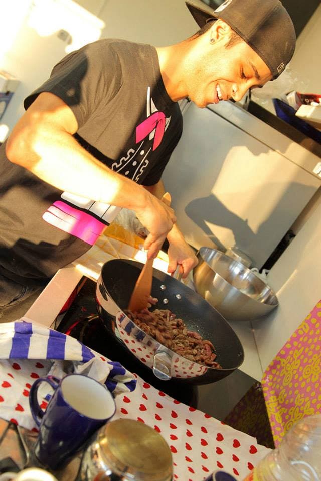 Miguel Eckles Gomez: "Mhiški street finger food je tacos, slovenski kranjska klobasa!"