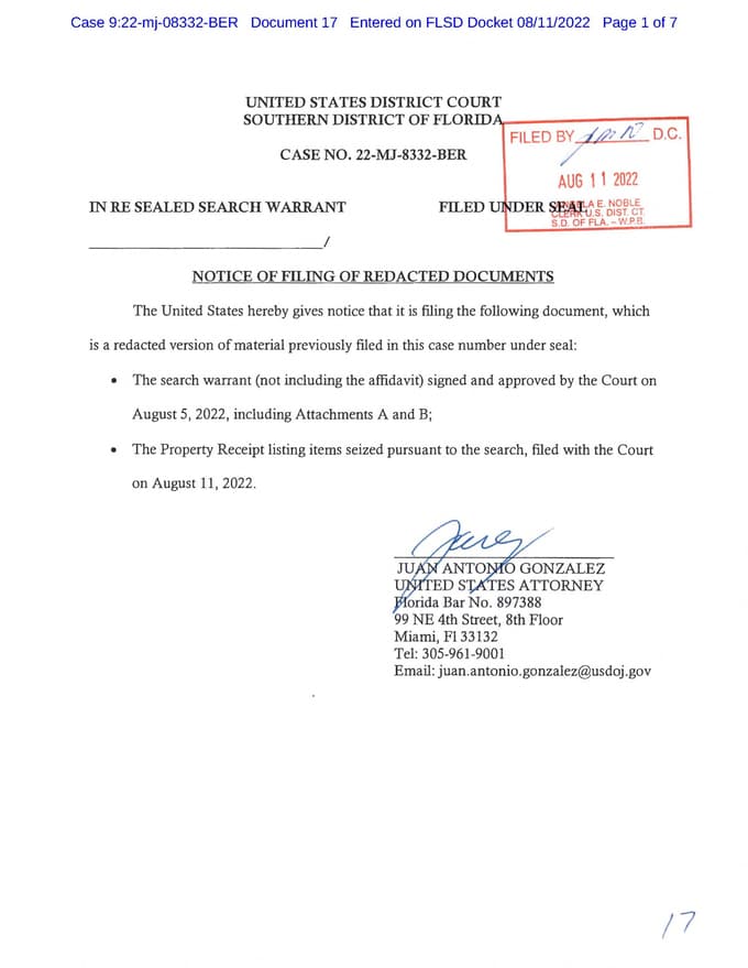 Preiskovalni nalog, ki ga je za preiskavo posesti izdalo sodišče. 