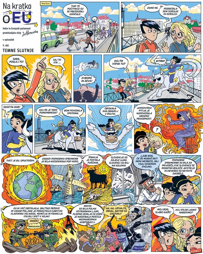 Večer in Evropski parlament predstavljata strip dr. Horowitza, 9. del