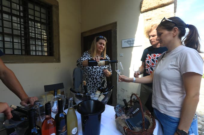 Promenada okusov na Ptujskem gradu.