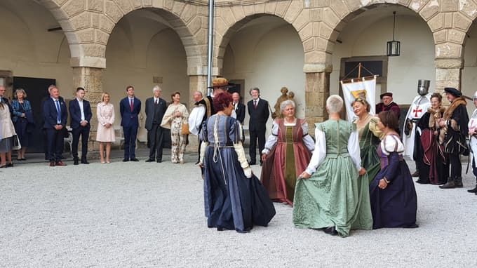 Obisk liechensteinske knežje družine na Ptuju, Ptujski grad