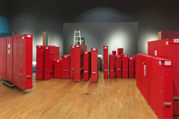 Tako so pripotovale dragocene slike v Narodno galerijo. 