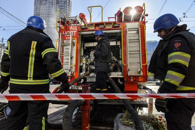 Gasilci v Kijevu