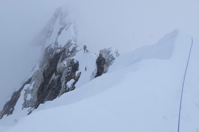 (FOTO) Slovenci v Himalaji preplezali smer na goro Pomlaca, ki je ni preplezal še nihče