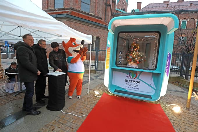 Znameniti kiosk K67 je bil leta 2022 uradna informacijska točka OFEM (Olimpijskega festivala evropske mladine).