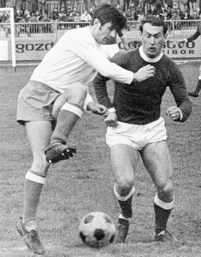 Srednji napadalec Maribora je na tekmah proti splitskemu Hajduku vselej bil trd boj z Draganom Holcerjem.