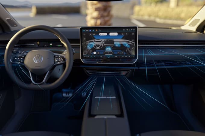 Notranjost je podobna drugim modelom ID, ima pa aktivni sistem ventilacijskih rež z oznako Smart Air Vents.