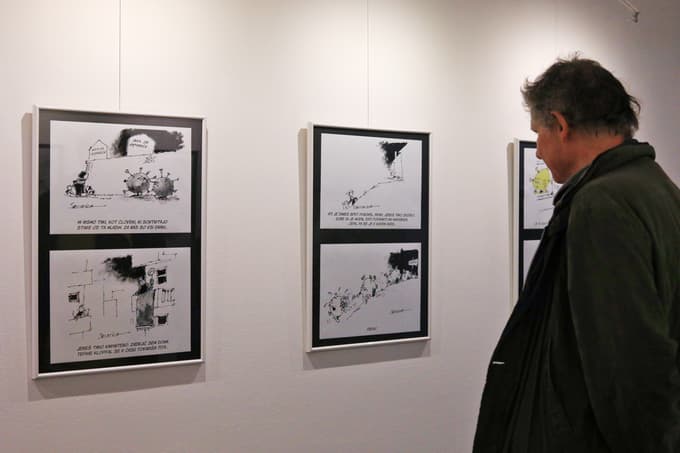 (FOTO) Drago Senica, legendarni karikaturist, ki je zaznamoval desetletja: "To je nekakšen revolt proti establišmentu"