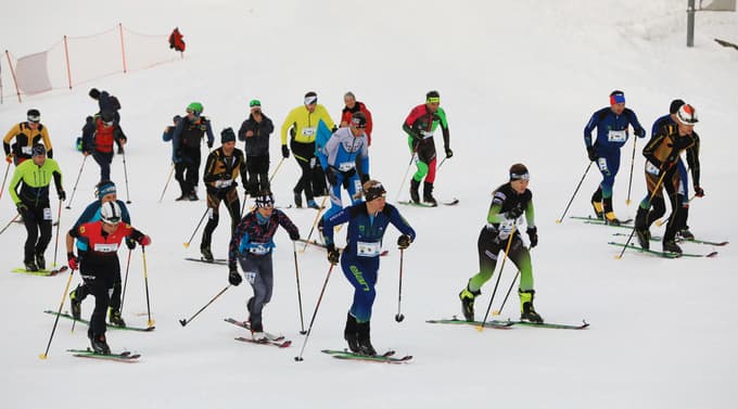 (FOTO) Na Pohorju so se pomerili turni smučarji in tekači: Tudi tretji vertikal Luki Kovačiču