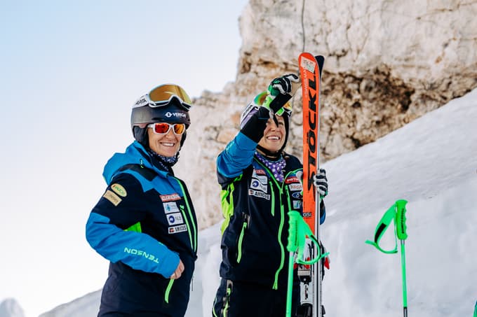 Ilka Štuhec na Kaninu.