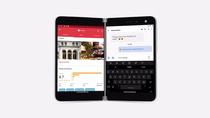 S Surface Duo in Androidom se Microsoft vrača na trg pametnih mobilnikov