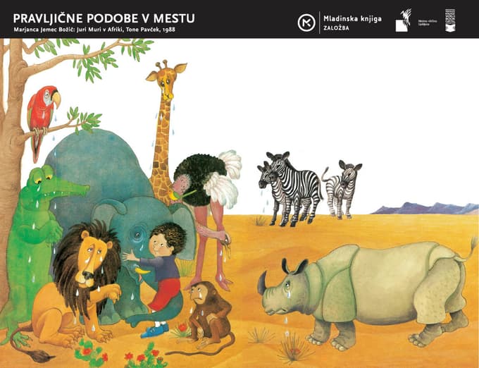 Tone Pavček: Juri Muri v Afriki, ilustracije Marjance Jemec Božič