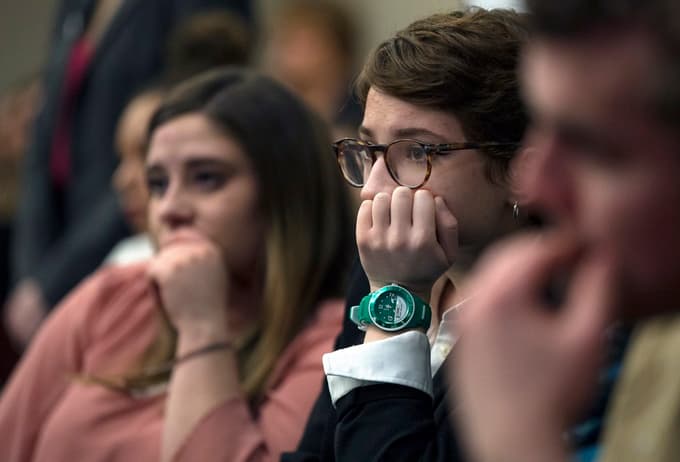 Žrtev Morgan McCall med sojenjem zdravniku Nassarju