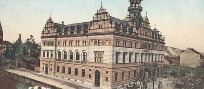 Mariborski Narodni dom leta 1908, tri leta pred Cankarjevim obiskom