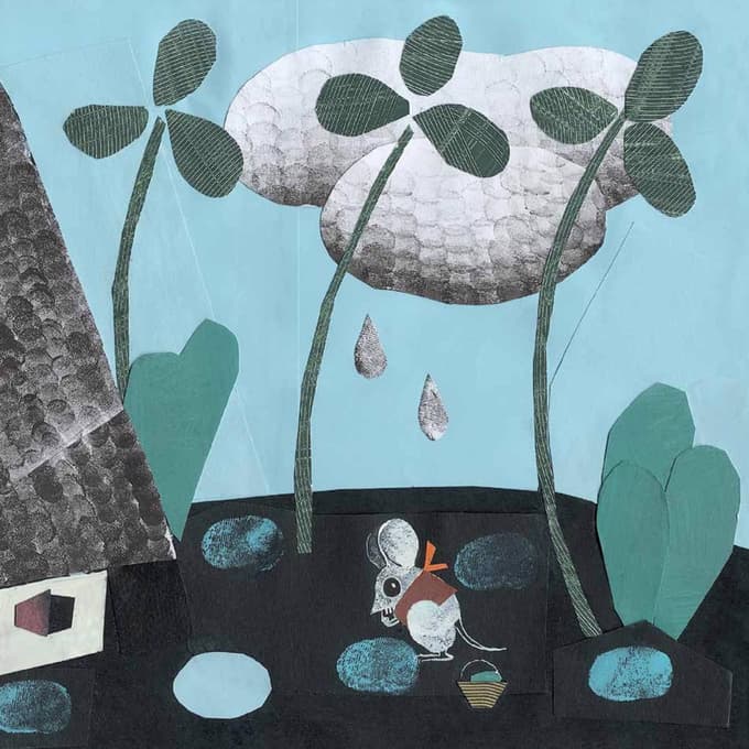 Med številnimi ilustracijami so tudi Drobtine iz mišje doline Anje Štefan. 